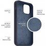 FIXED Flow etui silikonowe do iPhone 13 Pro - niebieskie