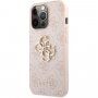 Guess 4G Metal Logo etui do iPhone 13 Pro Max - różowy