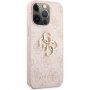 Guess 4G Metal Logo etui do iPhone 13 Pro Max - różowy