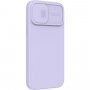 Nillkin CamShield Silky Magnetic etui silikonowe do iPhone 13 Pro Max - fioletowy