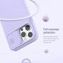 Nillkin CamShield Silky Magnetic etui silikonowe do iPhone 13 Pro Max - fioletowy