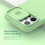 Nillkin CamShield Silky Magnetic etui silikonowe do iPhone 13 Pro Max - fioletowy