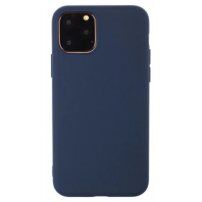 Etui z miękkiego plastiku dla iPhone 13 mini - ciemnoniebieski