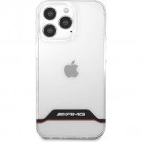 AMG Red Stripes etui do iPhone 13 Pro Max - przezroczyste