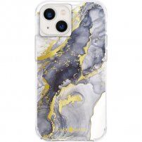 Case Mate Tough Print etui marmurowe do iPhone 13 mini - szary