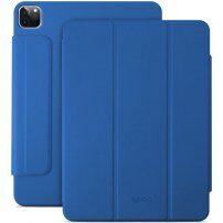 EPICO Magnetic pokrowiec flip ze stojakiem do iPad Pro 11" (2018/2020/2021) / Air 4 (2020) / Air 5 (2022) - niebieskie