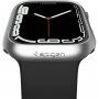 Spigen Thin Fit pokrowiec dla Apple Watch 45mm - srebrny
