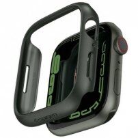 Spigen Thin Fit pokrowiec dla Apple Watch 45mm - ciemnozielony