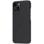 Pitaka MagEZ 2 etui z teksturą włókien karbonowych do iPhone 13 - czarny