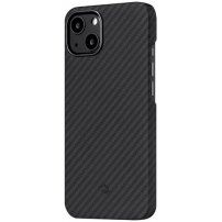Pitaka MagEZ 2 etui z teksturą włókien karbonowych do iPhone 13 - czarny