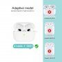 Etui silikonowe z karabińczykiem do AirPods 3 - biały