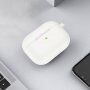 Etui silikonowe z karabińczykiem do AirPods 3 - biały