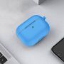 Etui silikonowe z karabińczykiem do AirPods 3 - niebieskie