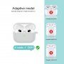 Etui silikonowe z karabińczykiem do AirPods 3 - szary