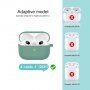 Etui silikonowe z karabińczykiem do AirPods 3 - ciemnozielony
