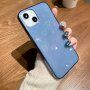 Przezroczysty pokrowiec z wymiennymi sercami dla iPhone 11 Pro Max - niebieskie