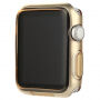 BASEUS ultra cienki gumowy futerał dla Apple Watch 38mm (gr. 0,65 mm) – złoty