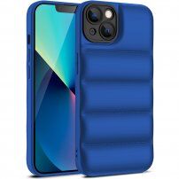 Pokrowiec ochronny z podkładkami dla iPhone 13 Pro Max - niebieskie