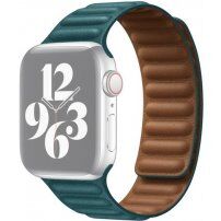 Skórzany pasek ściągający dla Apple Watch 42mm / 41mm / 40mm / 38mm - turkusowy