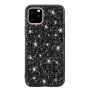 Pokrowiec ochronny z cekinami dla iPhone 11 Pro Max - czarny