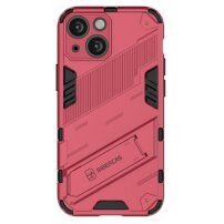 Trwałe etui ochronne ze stojakiem do iPhone 13 mini - różowy