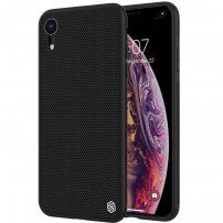 Nillkin etui ze strukturą włókien nylonowych do iPhone XR - czarny