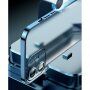 Półprzezroczyste etui przeciw odciskom palców z ramką z metaliczną powłoką do iPhone 11 - czarny