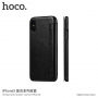 HOCO pokrowiec flip dla Apple iPhone XS / iPhone X - czarny