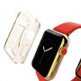 HAWEEL cienkie przezroczyste etui ochronne do Apple Watch 38mm – złote