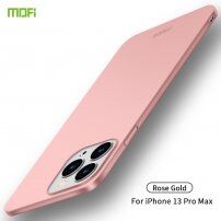 MOFI ultra cienkie ochronne etui do iPhone 13 Pro Max - różowo-złoty