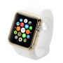 HAWEEL cienkie przezroczyste etui ochronne do Apple Watch 38mm – złote