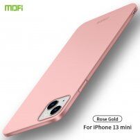 MOFI ultra cienkie ochronne etui do iPhone 13 mini - różowo-złoty
