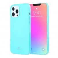 Goospery etui błyszczące z miękkiego plastiku do iPhone 13 Pro - błękitny