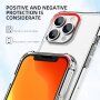 Ipaky przezroczyste etui odporne na uderzenia do iPhone 13 Pro Max - przezroczyste