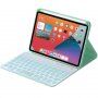 Pokrowiec z podświetlaną klawiaturą i okrągłymi klawiszami i miejscem na Apple Pencil do iPad mini 6 / mini 7 - mentol
