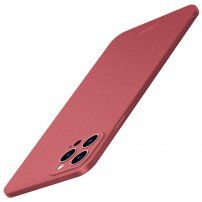 MOFI Fandun ultra cienkie matowe etui do iPhone 13 Pro - czerwony