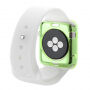 HAWEEL cienkie przezroczyste etui ochronne do Apple Watch 38mm – zielone