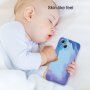 Etui ochronne ze wzorem akwareli dla iPhone 13 Pro - różowy