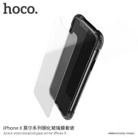 HOCO etui ochronne i szkło hartowane dla Apple iPhone X / XS / 11 Pro - szkło przezroczyste