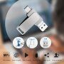 Pendrive 3w1 ze złączem USB 3.0 / Lightning / USB-C - 16 GB - czarny