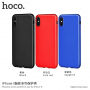 HOCO cienkie etui ochronne dla Apple iPhone XS / iPhone X - niebieskie