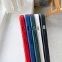 Etui ochronne mroźno błyszczące do iPhone 12 Pro Max - niebieskie