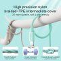 JOYROOM kabel USB-A do transmisji danych i ładowania w oplocie / Lightning dla iPhone'a / iPad / iPod / AirPods - 1 m - żółte
