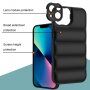 Pokrowiec ochronny z podkładkami dla iPhone 13 Pro Max - czarny