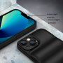 Pokrowiec ochronny z podkładkami dla iPhone 13 Pro Max - czarny