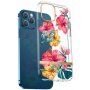 Etui ochronne przezroczyste do 13 Pro Max - kwiaty hibiskusa