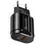 Szybkoładujący adapter 18W QC 3.0 do stojaków bezprzewodowych - czarny