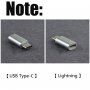 Adapter lightning female na USB-C male - czarny