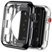 Etui ochronne Dux Ducis z miękkiego tworzywa na Apple Watch 42mm - czarne