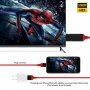 Adapter kabelowy USB-C i USB na HDMI dla iPad / MacBook - 2m - czarny